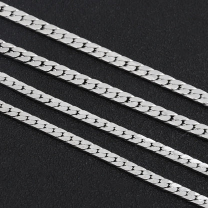 D949 Manufacturer's Jewelry NK Chains Fashion Stainless Steel Men Keel Chain Franco Cuban Chains 3mm 4mm