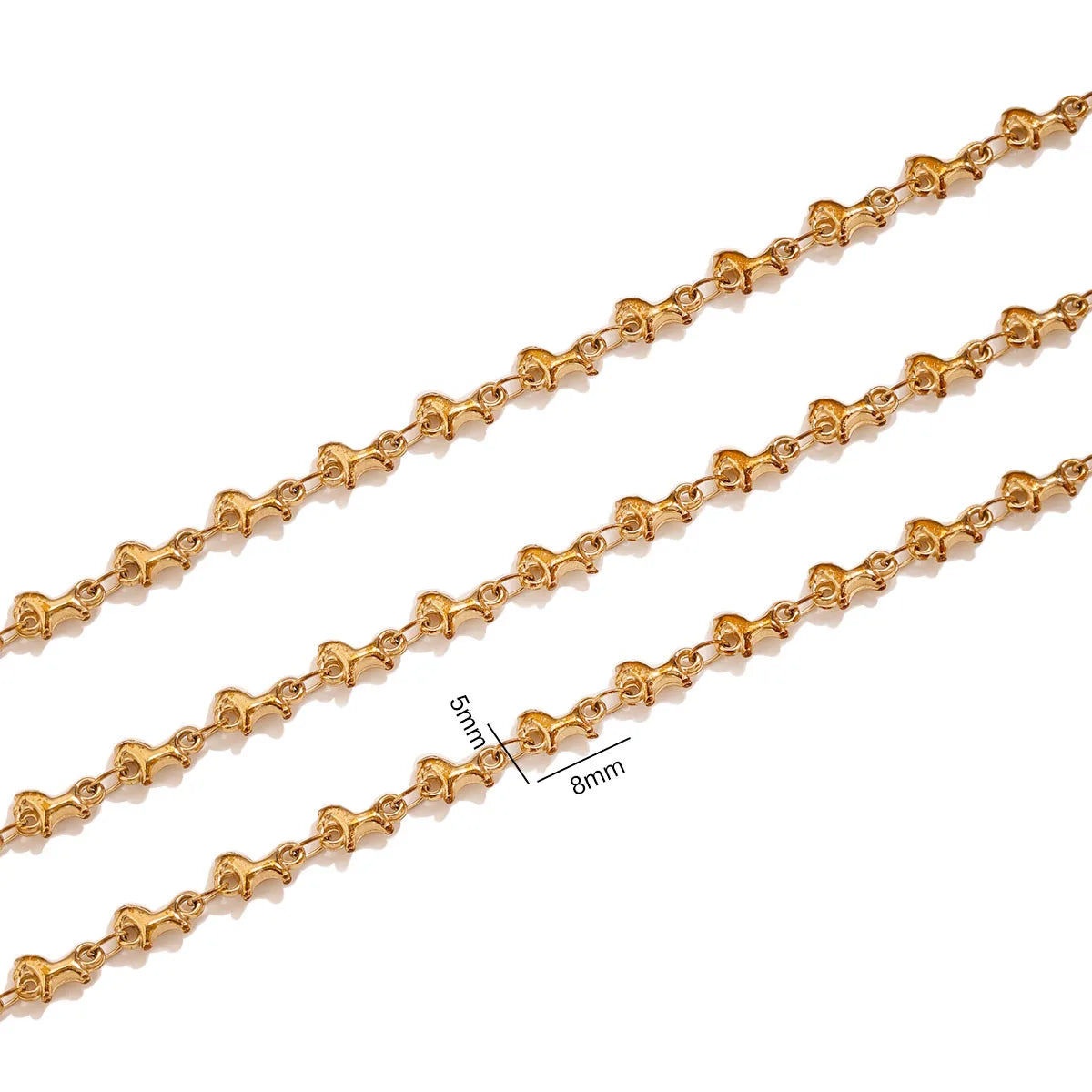 F503 Vintage Grooved Metal Spacer Beads Gold Silver Plated Stainless Steel Pumpkin Beads DIY Jewelry Making Accessories