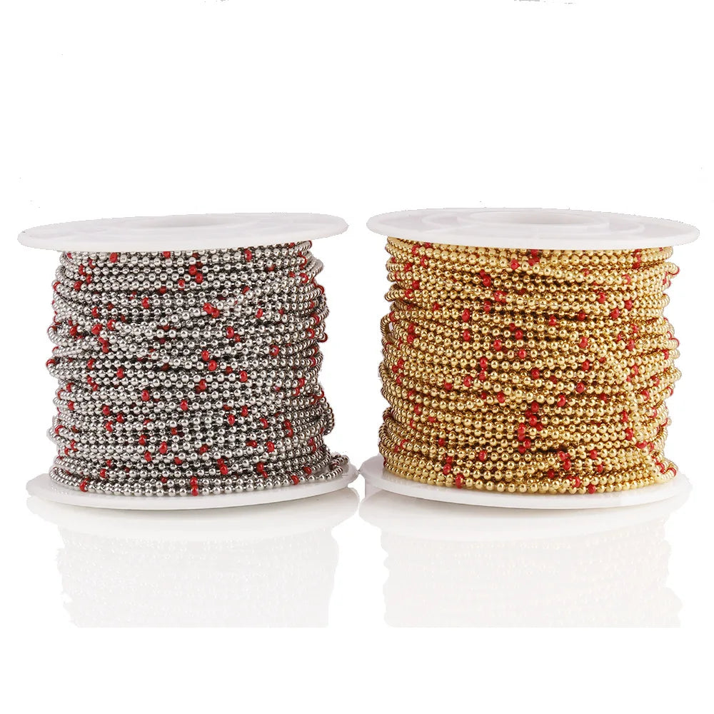 A1725 Fashion Colorful Rosary Beads Beaded Chain Enamel Necklace Bracelet Jewelry Chain Wholesale