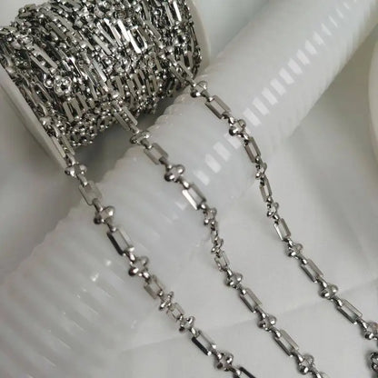 A1533 Fashion High Quality Stainless Steel Chain 18k Gold Flower Bulk Chain Jewelry Diy Chain Accessory