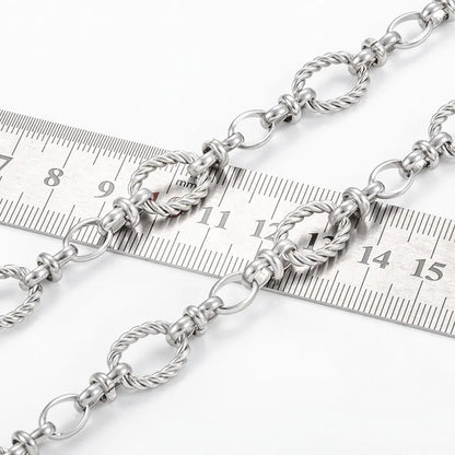 A3126 High Quality Stainless Steel Chain Necklace Bracelet Jewelry Making Silver Chain Wholesale