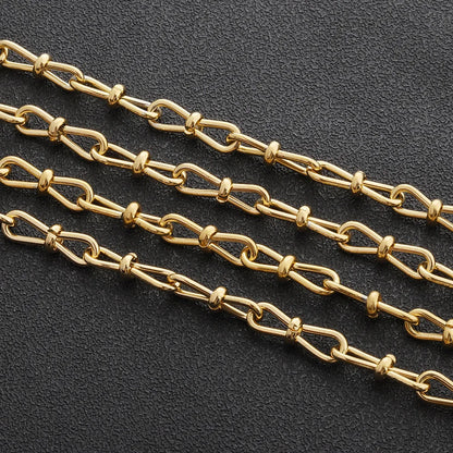 D014 HOT Non Tarnish Stainless Steel Chain Bulk Link Necklace Bracelet Jewelry Making Chain Wholesale