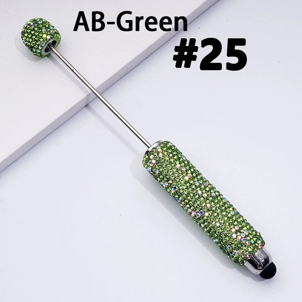 Wholesale DIY Beadable Rhinestone Ballpoint Pens Multi-Function Touchscreen Stylus Pens