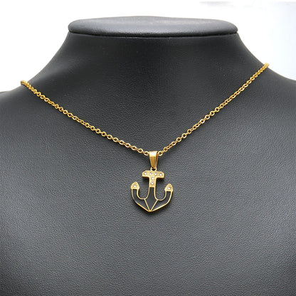 Diy Charm Stainless Steel Gold Plated Zircon Enamel Cross Charm Pendant for DIY Jewelry Making Wholesale