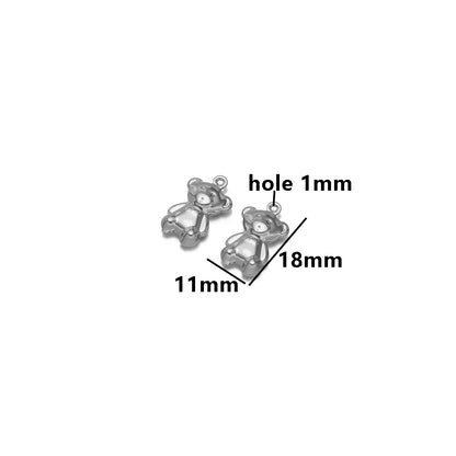 High Quality 18k Gold Plated Stainless Steel Hollow Conch Shell butterfly Starfish Charm Pendant for DIY Necklace Jewelry Making