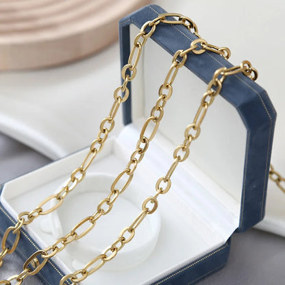 B4755 360L Stainless Steel Chain O Bulk 18k Gold Chain Waterproof Chain for Men Jewelry