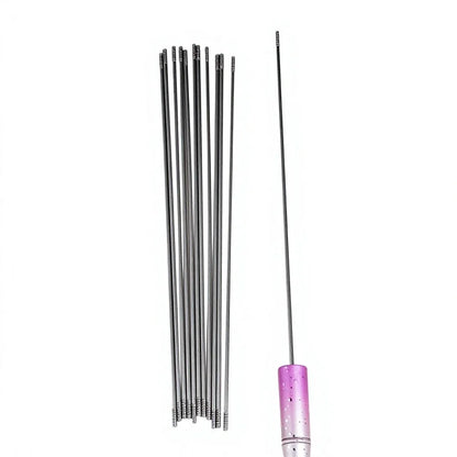 100PCS 160MM Magnetic Extension Rod for Beadable Keychains Eco Friendly Replacement Stick for DIY Beading Craft & Keychain Making Bulk