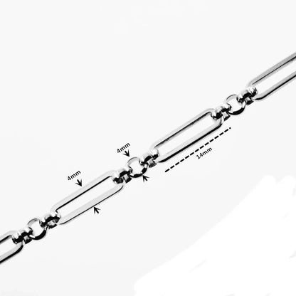B437 High Quality Stainless Steel Chain Wholesale Gold Silver Plating Chain Beads Chain Jewelry for Handmade