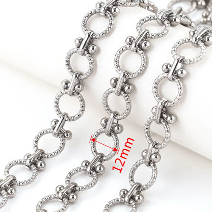 A1517 High Quality Multi Stainless Steel Chain Oval Necklace Bracelet Bulk Chain for Jewelry Making Diy