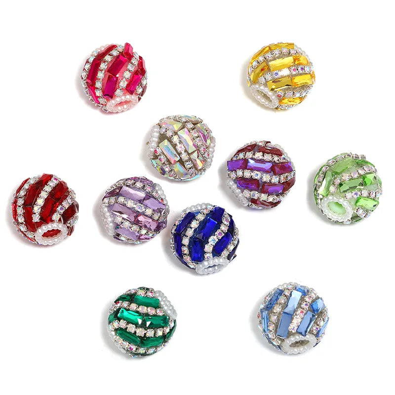 New Acrylic Chain Big Red Cherry Beads Heavy Round Pronged Clasp Chain Loose Bead Stringing Pen Accessory