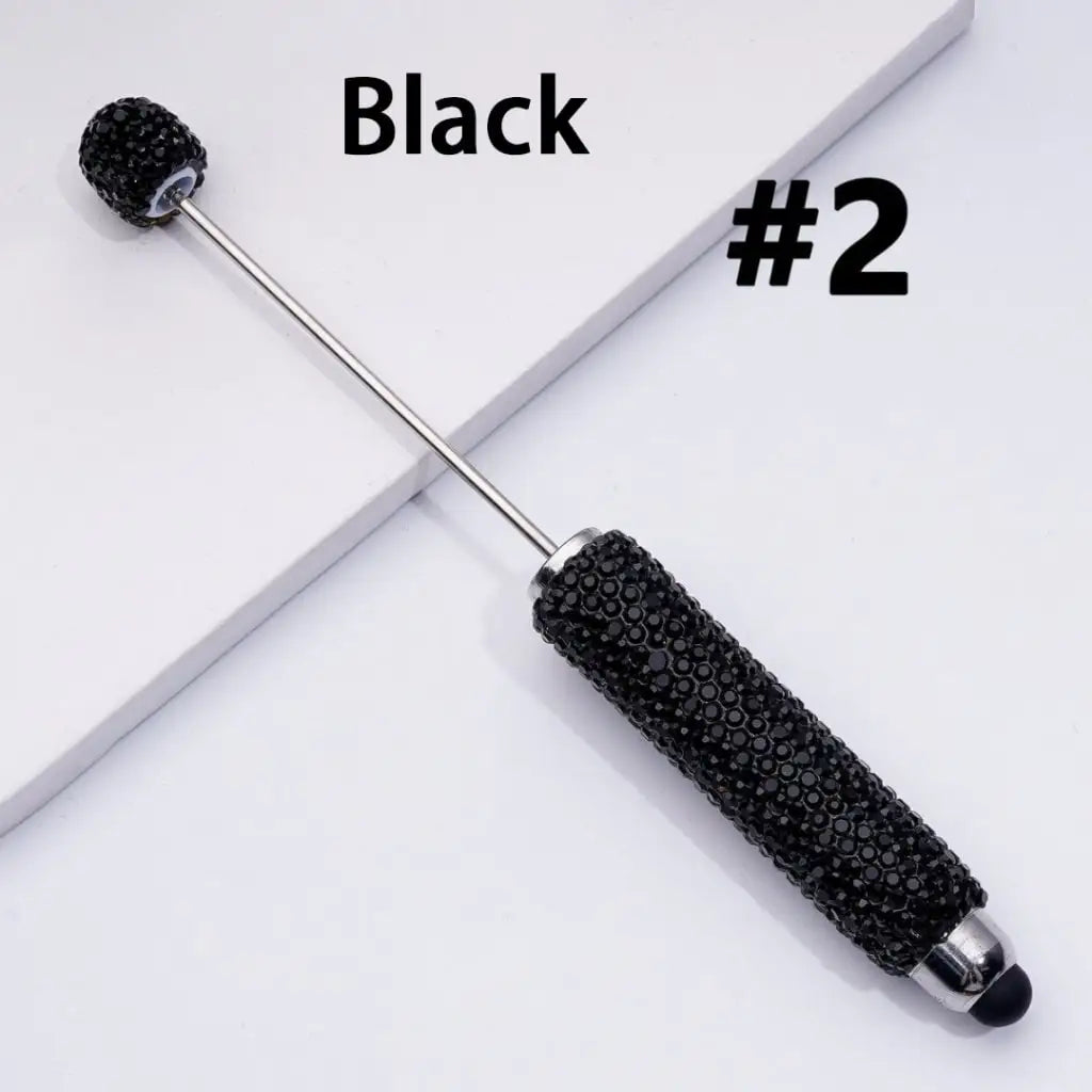 Wholesale DIY Beadable Rhinestone Ballpoint Pens Multi-Function Touchscreen Stylus Pens