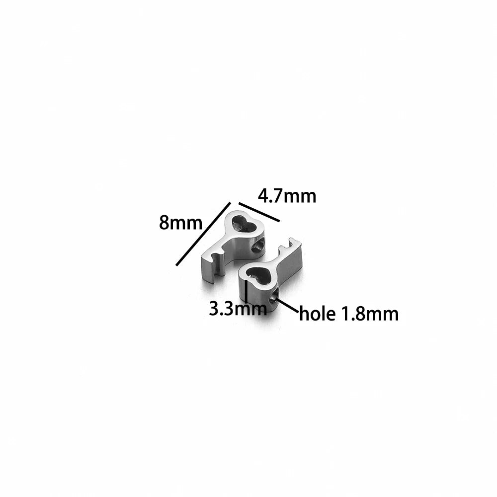 Fashion 304 Stainless Steel 18k Gold Plated Gun Moon Bat Elephant Charm Pendant for Jewelry Necklace Bracelet Making Accessories