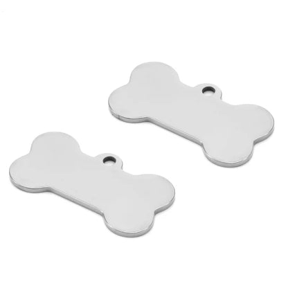 High-quality Polishing Stainless Steel Gold Plated Bone Dog Brand Charm Pendant for Jewelry Making Accessories