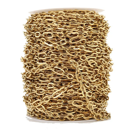 B4755 360L Stainless Steel Chain O Bulk 18k Gold Chain Waterproof Chain for Men Jewelry