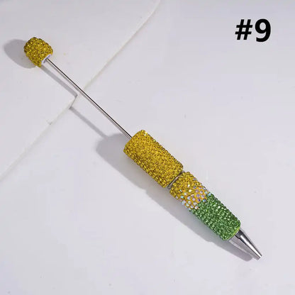 DIY Ballpoint Clay Pen Three Layers Full Rhinestone Bling Teacher Student Office Gift