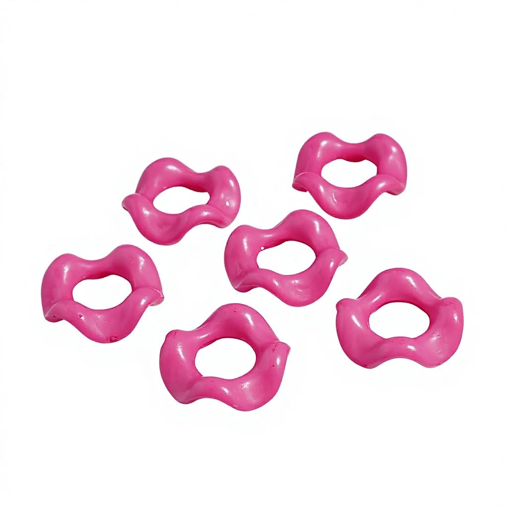16MM Round Acrylic/Plastic/Lucite Beads with Spacer for DIY Pen Beads and Bracelet Crafts in Mixed Colors