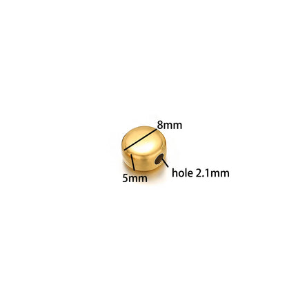 Diy Love Heart Charms Stainless Steel18k Gold Plated Moon Star Through Hole Charms Pendant for DIY Jewelry Necklace Making