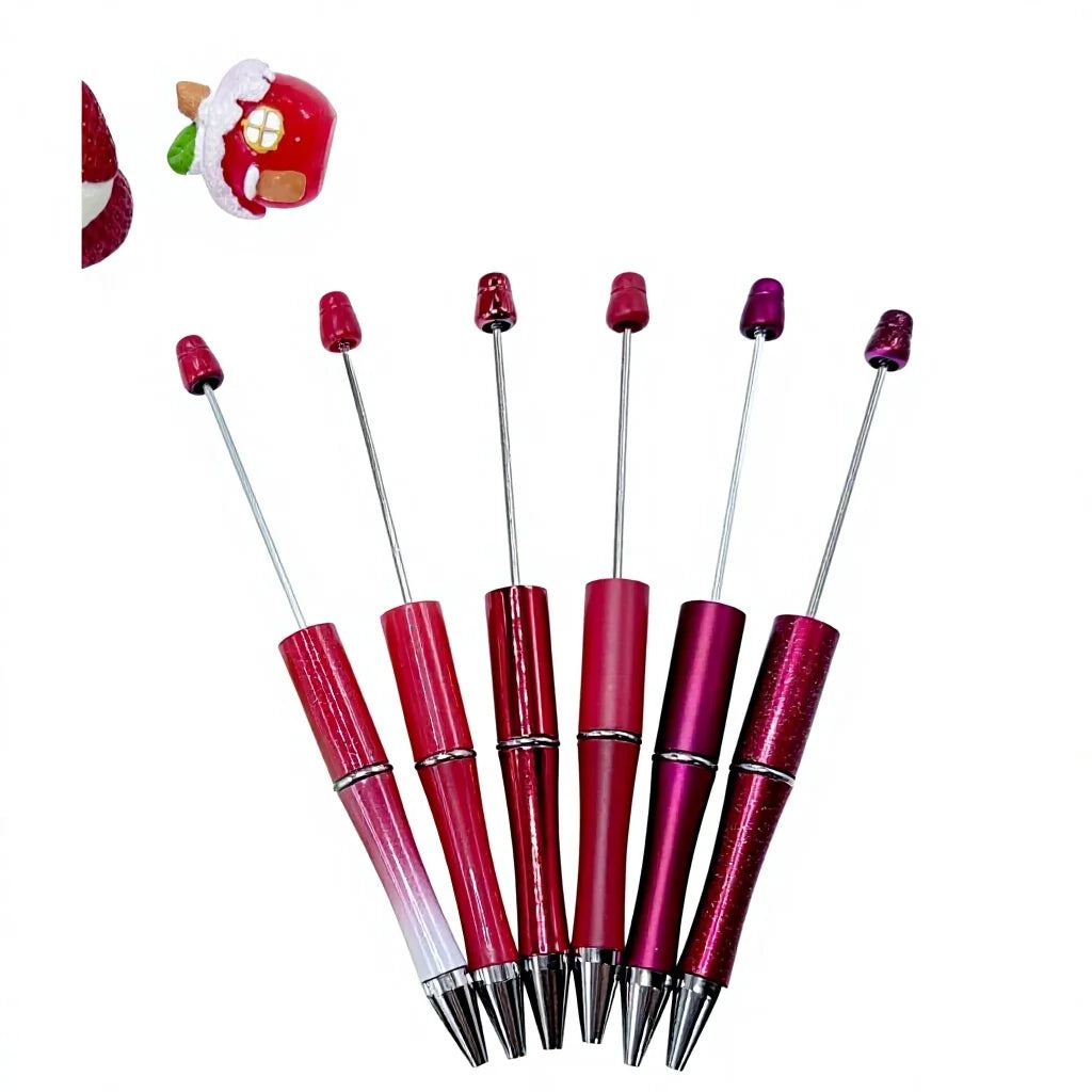DIY for Christmas Red & Green Ballpoint Pens for Welcome Gifts-Portable Design