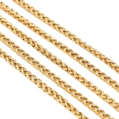 B1739 Gilding Chain 14k 18k Gold Cuban Chain Fashion Chain Jewelry Making