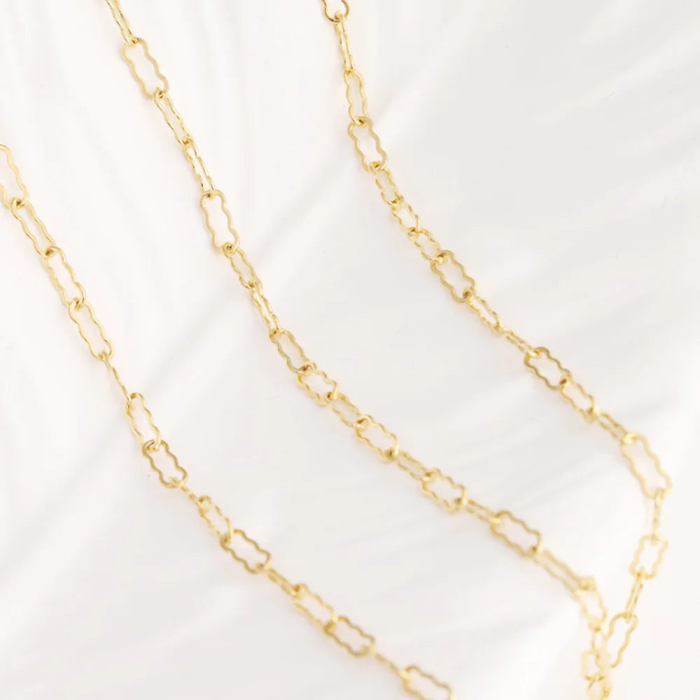 D265 High Quality Peanut Shape Bulk Roll Chain Stainless Steel Necklace Bracelet Chain Making Diy Wholesale