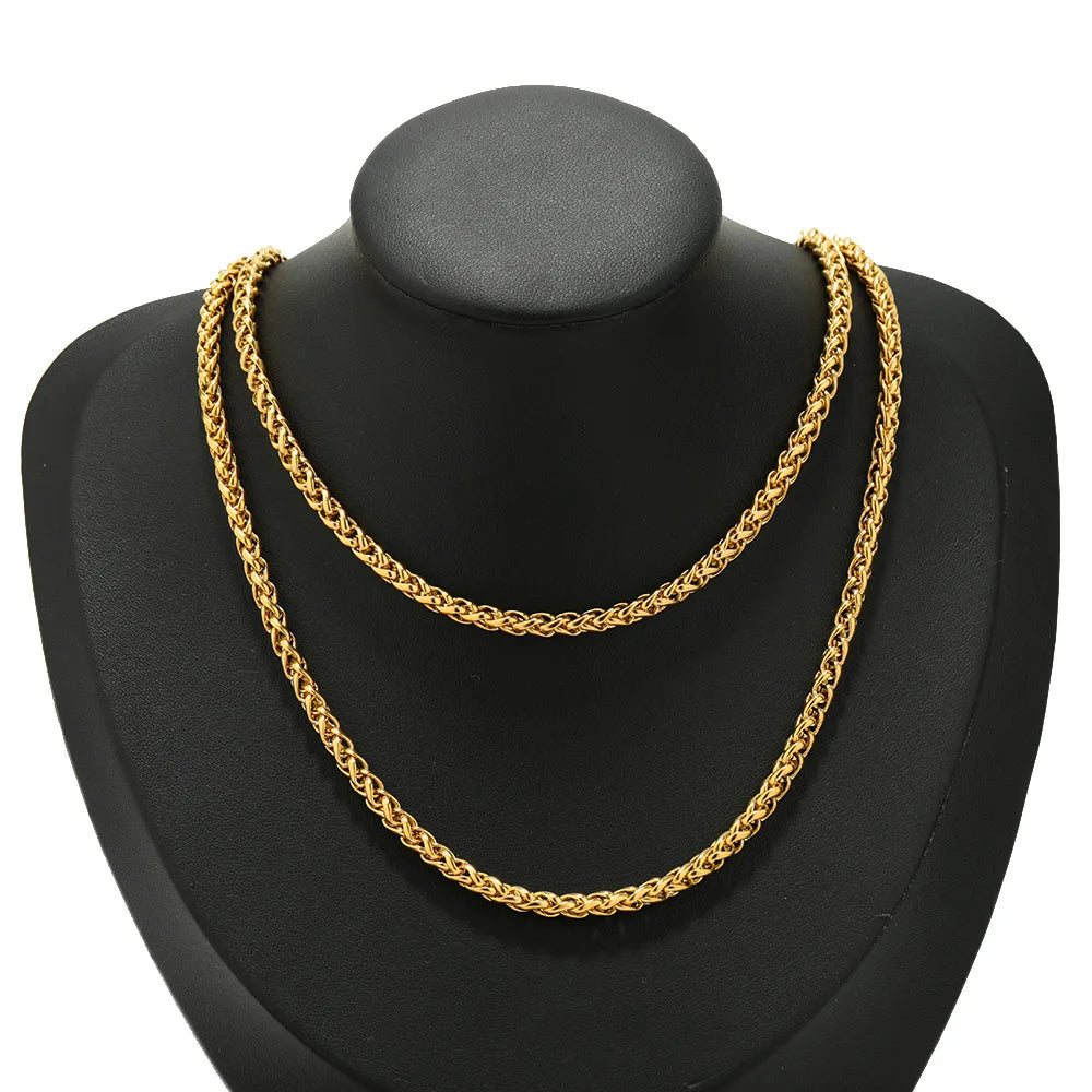 B1739 Gilding Chain 14k 18k Gold Cuban Chain Fashion Chain Jewelry Making