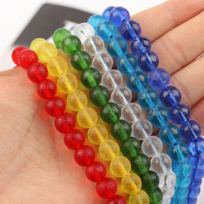 Wholesale Matte Loose Beads Green Red White Blue Rough Red Meteorite Beads Czech Moldavite Glass Beads for Jewelry Making