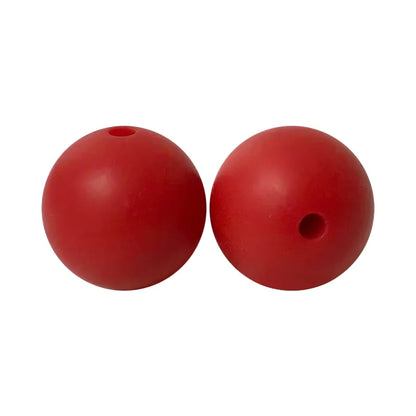 100PCS Custom Wholesale 9mm 12mm 15mm Food Grade BPA Free Baby Chew Teether Silicone DIY Beads for Pen Making Accessories