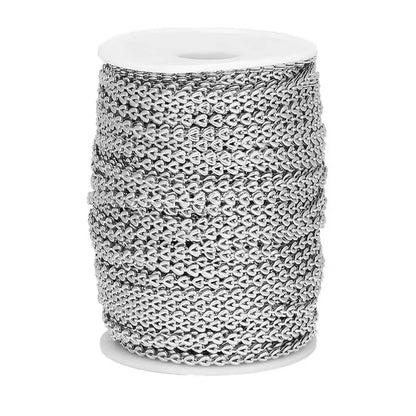 A8900 Hot Sale 18k Gold Stainless Steel Chain Heart Unique Necklace Bracelet Jewelry Making Chain Diy