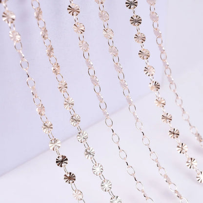 A8007 High Quality Stainless Steel Chain Silver Gold Rose Gold Jewelry Chain Accessory Diy