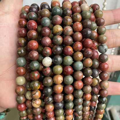 Wholesale Natural Stone Beads Amethyst Citrine Rose Quartz Crystal Gemstone Bead for DIY Jewelry Making 4 6 8 10 12 MM, 38CM