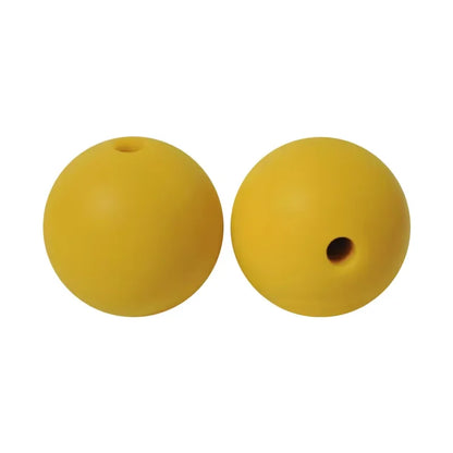 100PCS Custom Wholesale 9mm 12mm 15mm Food Grade BPA Free Baby Chew Teether Silicone DIY Beads for Pen Making Accessories