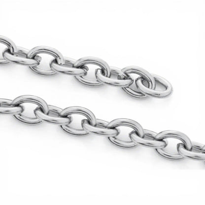 E385 Hot PVD Plated Cuban Chain Gold Silver Thunk Chain Permanent Stainless Steel Chain for Diy