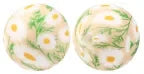 100PCS 15mm Silicone Round Printed Beads 2mm Hole Colorful Pattern Loose Beads for Bracelet Necklace DIY Jewelry Craft Making