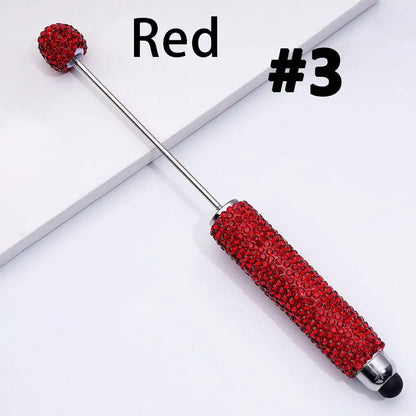 Wholesale DIY Beadable Rhinestone Ballpoint Pens Multi-Function Touchscreen Stylus Pens