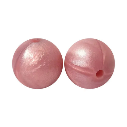 100PCS Custom Wholesale 9mm 12mm 15mm Food Grade BPA Free Baby Chew Teether Silicone DIY Beads for Pen Making Accessories