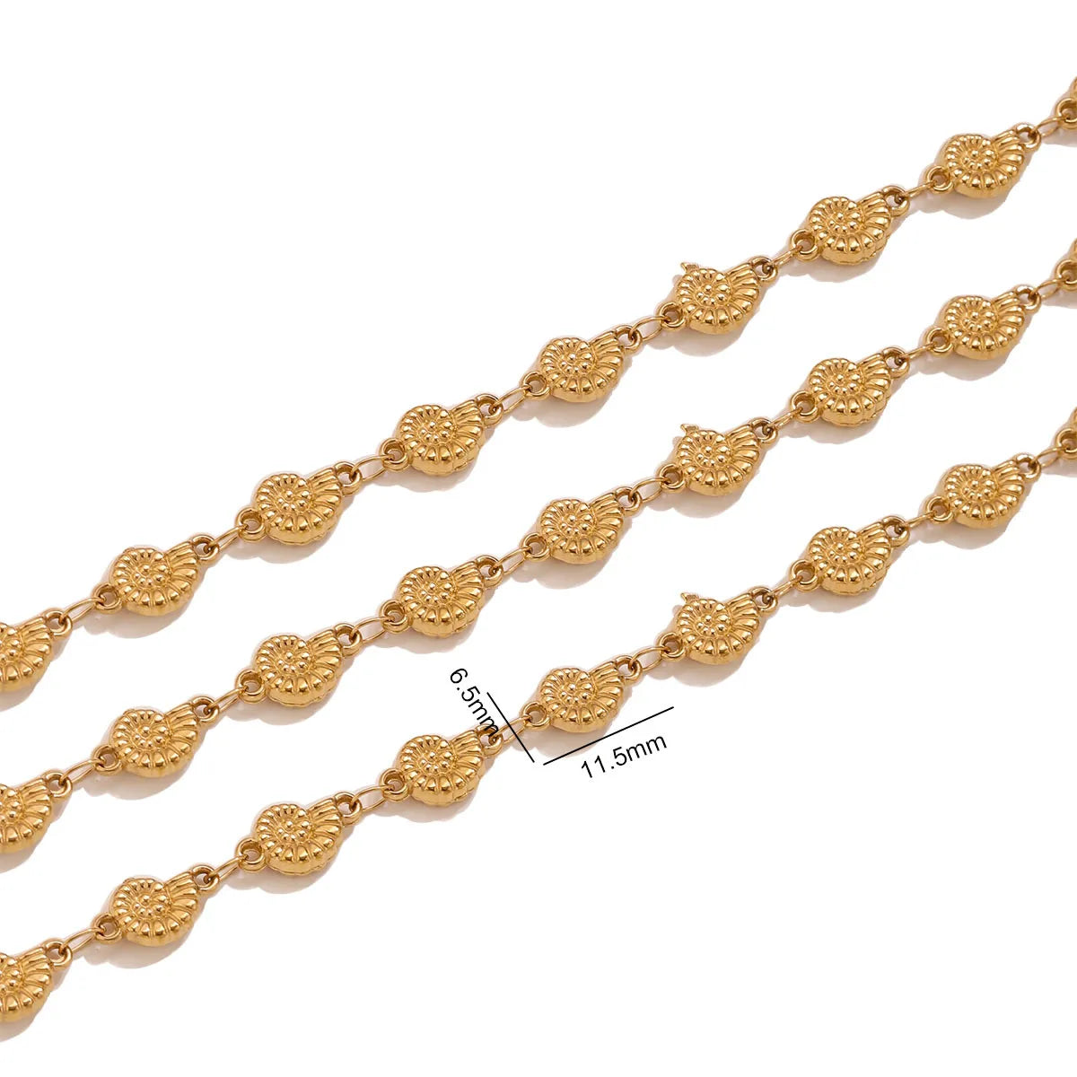 F503 Vintage Grooved Metal Spacer Beads Gold Silver Plated Stainless Steel Pumpkin Beads DIY Jewelry Making Accessories