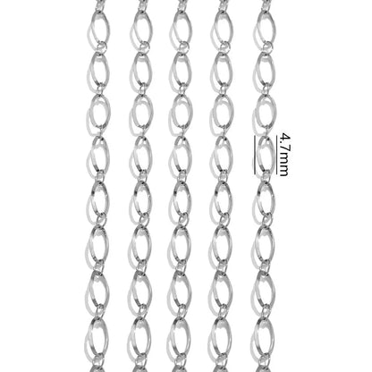 D566 High Quality Multi Design Stainless Steel Chain for Necklace Bracelet Making Bulk Roll Jewelry Chain