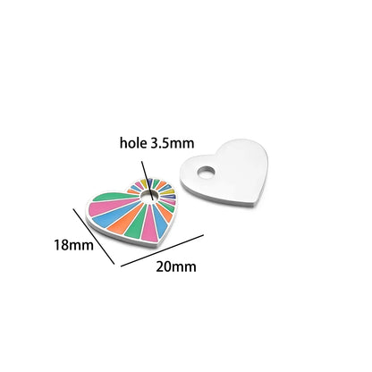 French Vintage Stainless Steel Gold Plated Dripping Oil Hollow Sun Star Butterfly Flower Charm Pendant for Jewelry Making