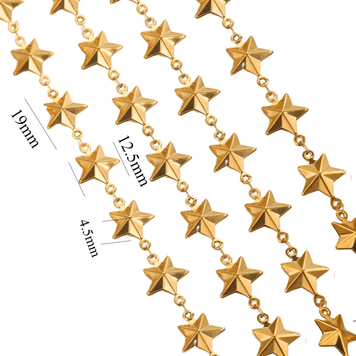 A2836 Amazing Hot Sea Ocean Shell Chain Gold Plated Cross Chain for Necklace Bracelet Making Diy