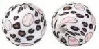 100PCS 15mm Silicone Round Printed Beads 2mm Hole Colorful Pattern Loose Beads for Bracelet Necklace DIY Jewelry Craft Making
