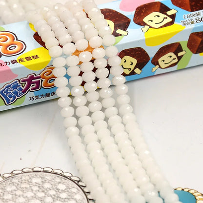 Wholesale Round Crystal 2/3/4/6/8/10/12mm Rondelle Glass Faceted Beads for DIY Jewelry Making