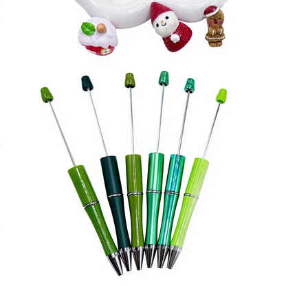 DIY for Christmas Red & Green Ballpoint Pens for Welcome Gifts-Portable Design