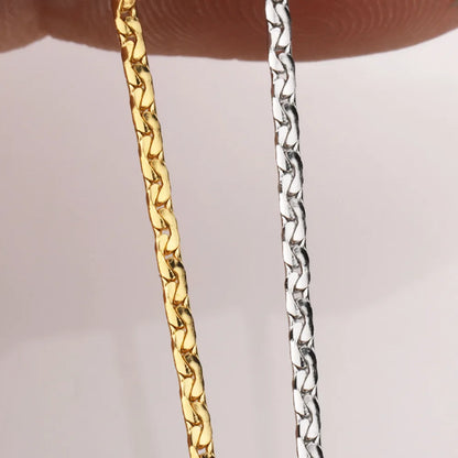 Keep Color Jewelry DIY Irregular Chain 18k Gold Pvd Stainless Steel Thin Roller Chain for Choker Anklets
