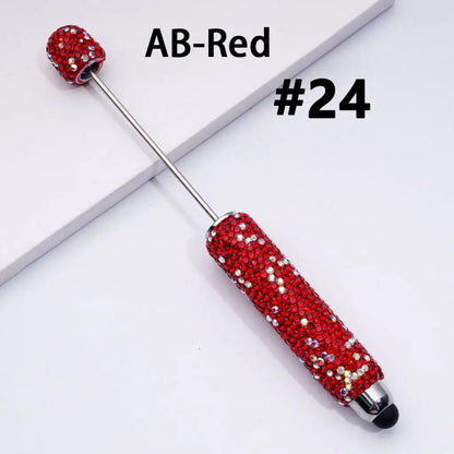 Wholesale DIY Beadable Rhinestone Ballpoint Pens Multi-Function Touchscreen Stylus Pens