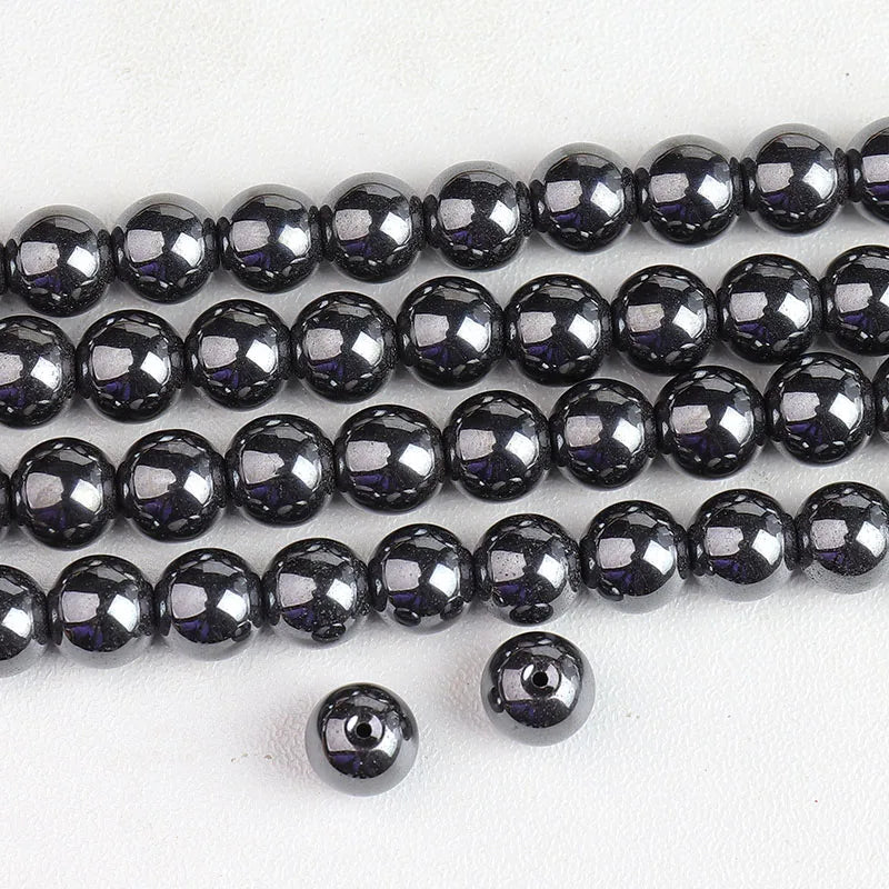 Wholesale Natural Stone Beads Amethyst Citrine Rose Quartz Crystal Gemstone Bead for DIY Jewelry Making 4 6 8 10 12 MM, 38CM