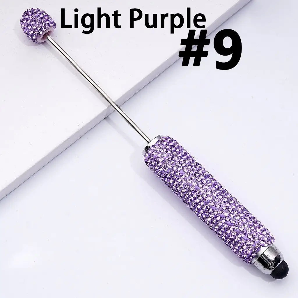 Wholesale DIY Beadable Rhinestone Ballpoint Pens Multi-Function Touchscreen Stylus Pens