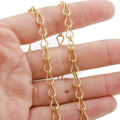 E483 High Quality Stainless Steel Cross Chain Wholesale Jewelry Silver Gold Chains for Women Men