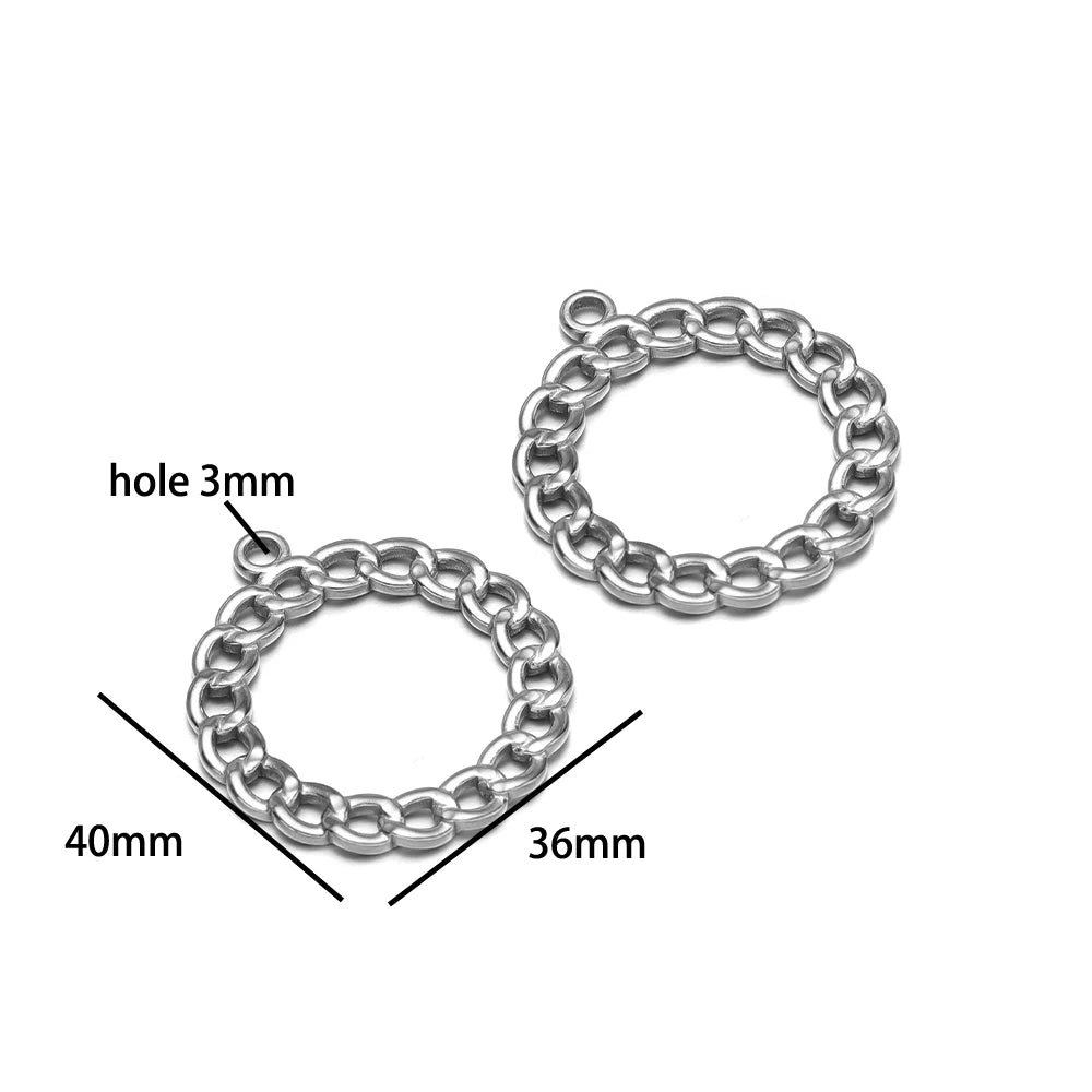 Fashion Trend  18k Gold Plated Stainless Steel Sun Star Heart Conch Charm Pendant for DIY Necklace Jewelry Making Accessories