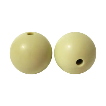 100PCS Custom Wholesale 9mm 12mm 15mm Food Grade BPA Free Baby Chew Teether Silicone DIY Beads for Pen Making Accessories