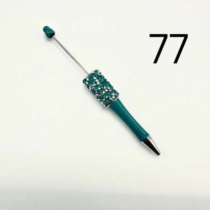 DIY for Plastic Ballpoint Pens Cone Shape Rhinestones Solid Metallic Colors Portable for Office School Gift